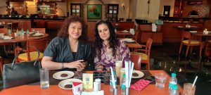 Shreya Narayan with Shruti Sharma