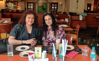 Shreya Narayan with Shruti Sharma