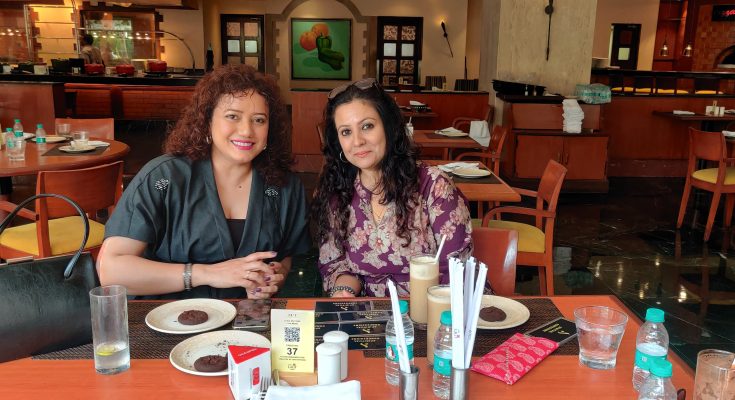 Shreya Narayan with Shruti Sharma